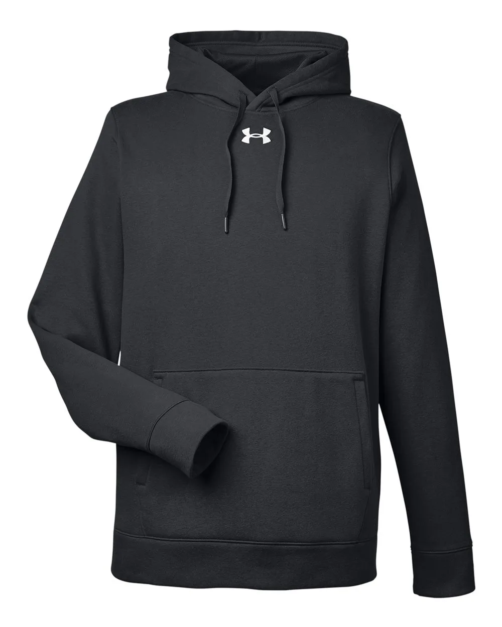 Under Armour 1300123 Men's Hustle Hooded Sweatshirt — blank hooded sweatshirt, front view