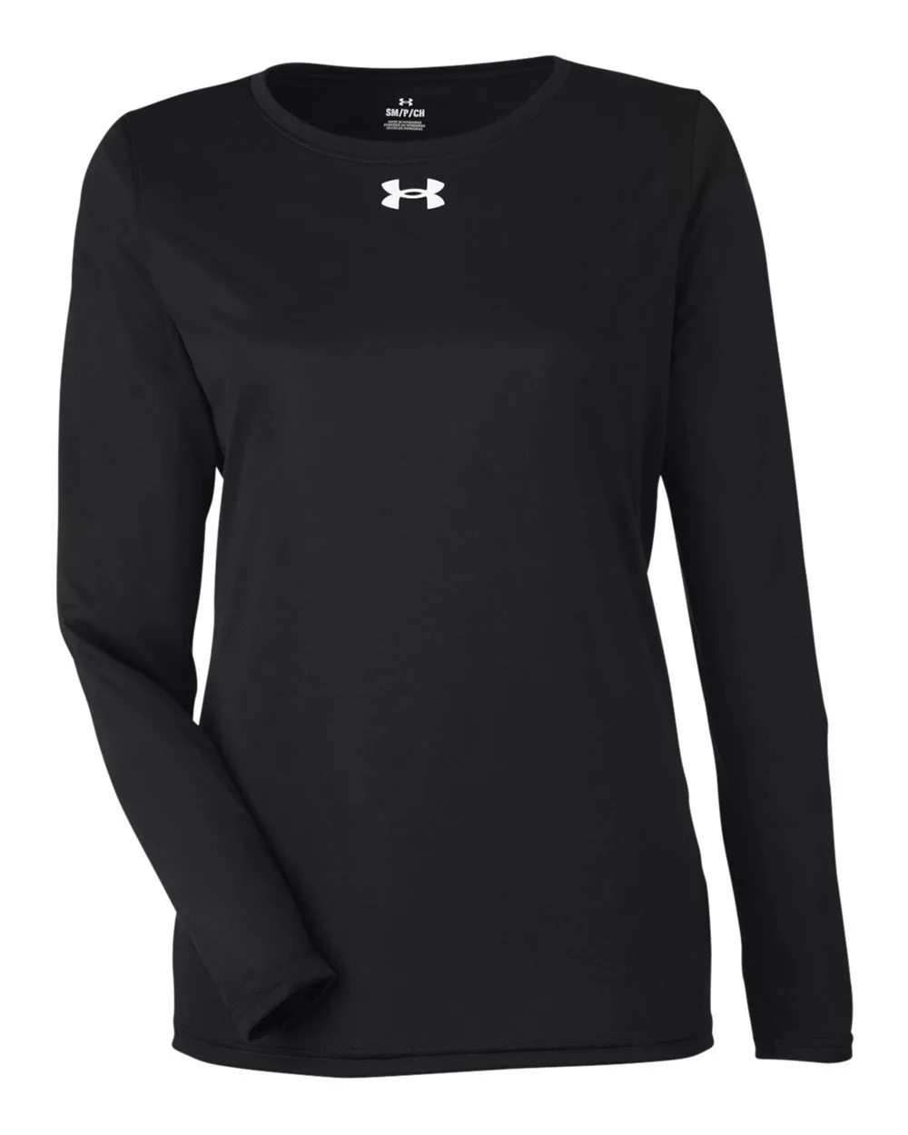 Under Armour 1376852 Women's Team Tech™ Long Sleeve T-Shirt — blank long sleeve tee, front view