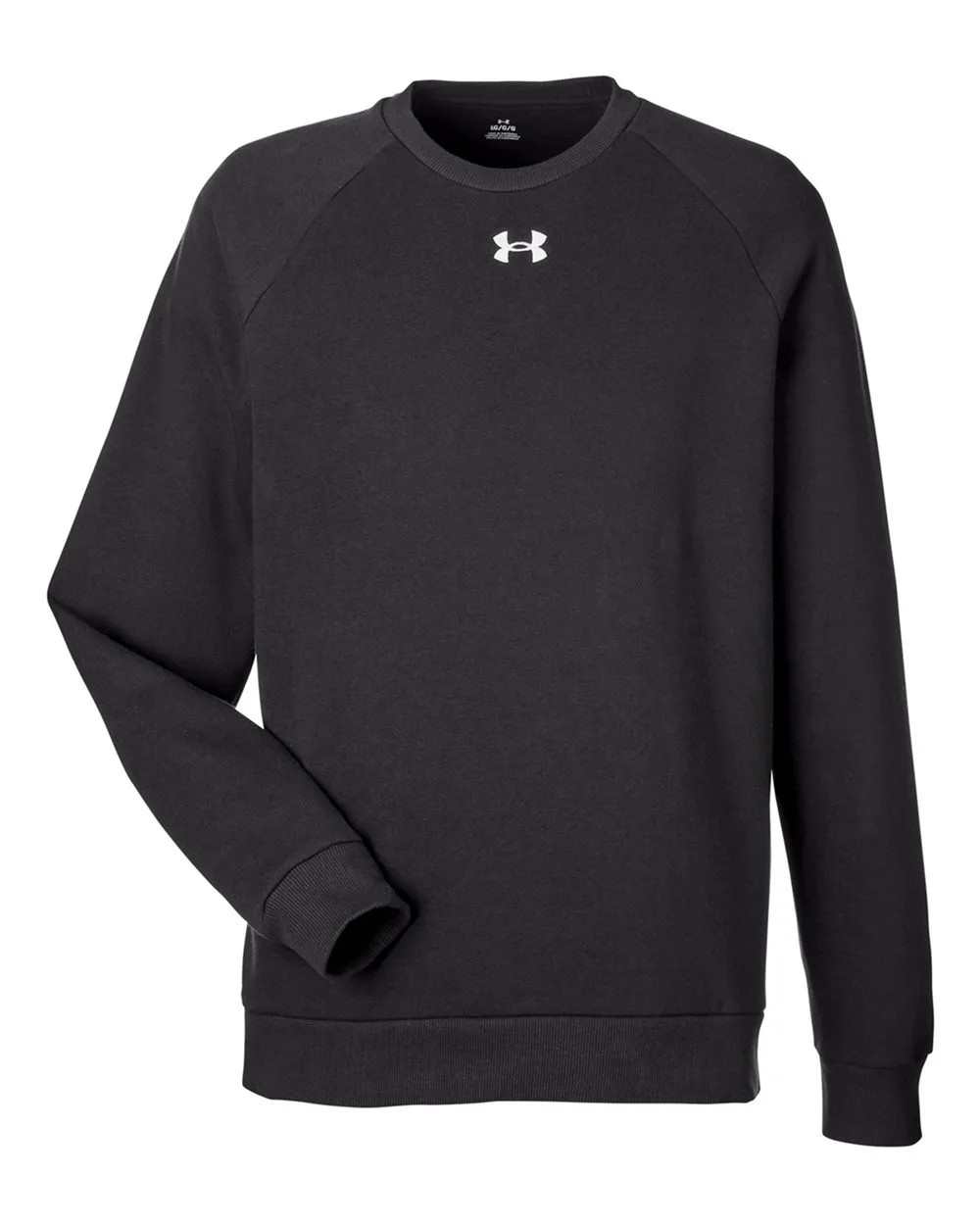 Under Armour 1379755 Men's Rival Fleece Crewneck Sweatshirt — blank crewneck sweatshirt, front view