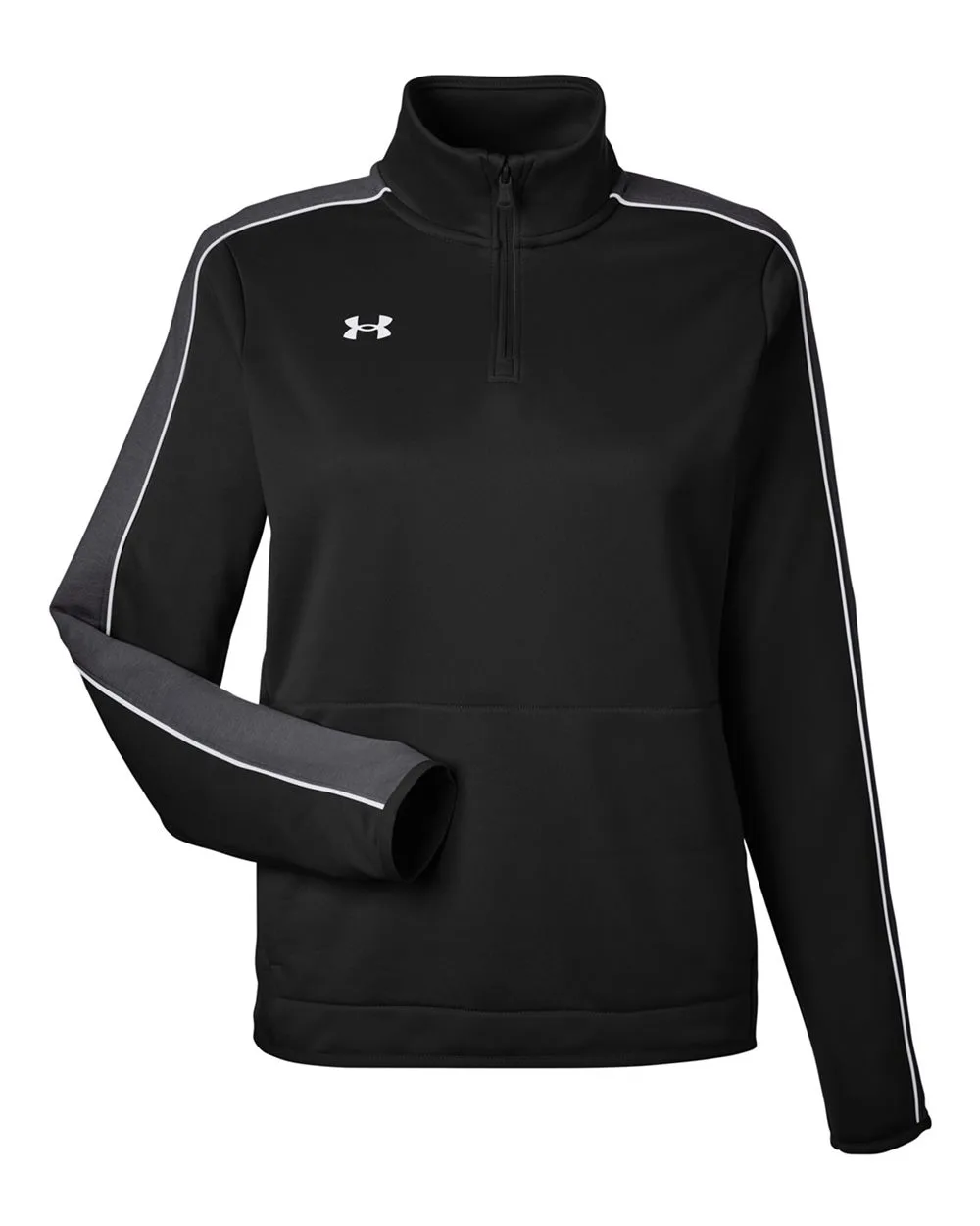 Under Armour 1383274 Women's Command 2.0 Quarter-Zip Pullover — blank garment, front view