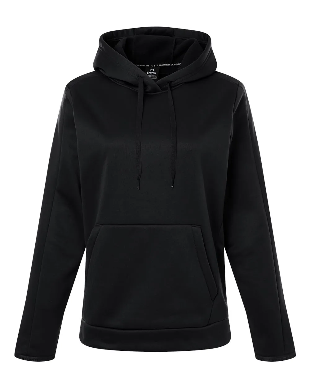 Under Armour 6010943 Women's Armour Fleece Pro Hooded Sweatshirt — blank hooded sweatshirt, front view