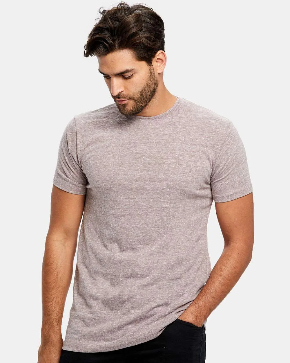US Blanks US2229 Unisex Tri-Blend T-Shirt — blank t-shirt, front view