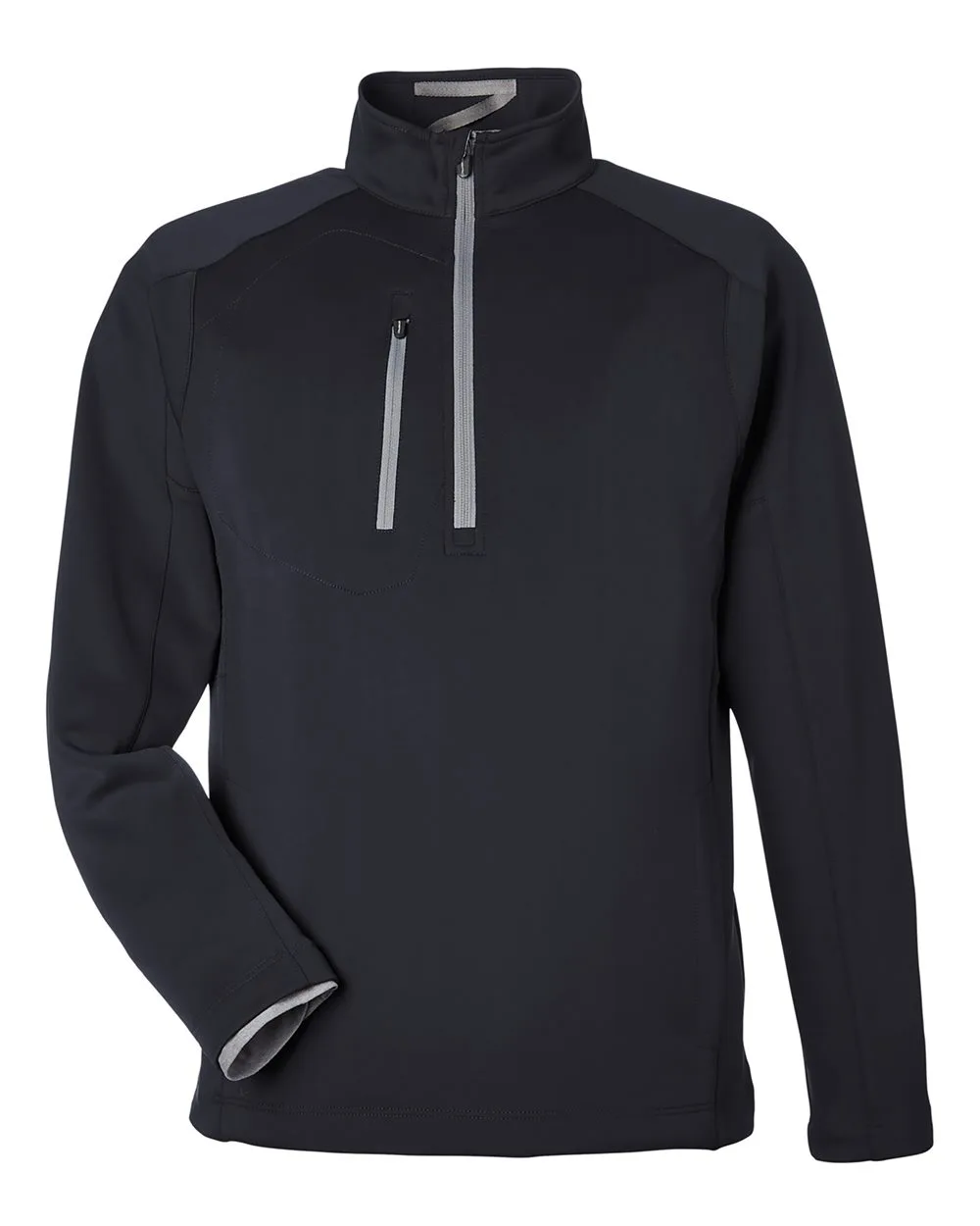 Zero Restriction L330 Men's Quarter-Zip Pullover — blank garment, front view